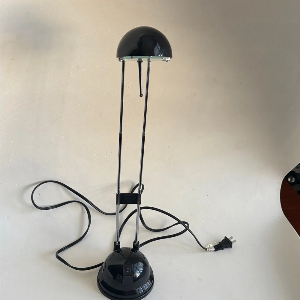 Ikea Espressivo Vintage Sleek Adjustable Black Table Lamp